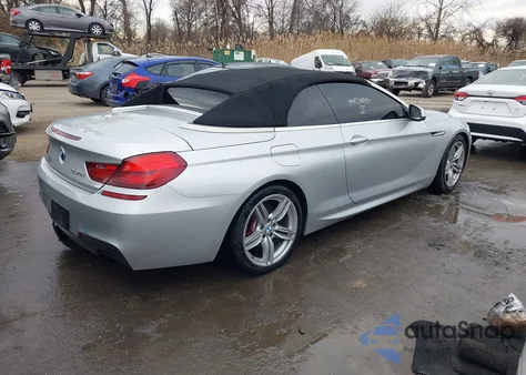 2012 BMW 650I из США, поврежденный, VIN WBALZ3C51CDL73358